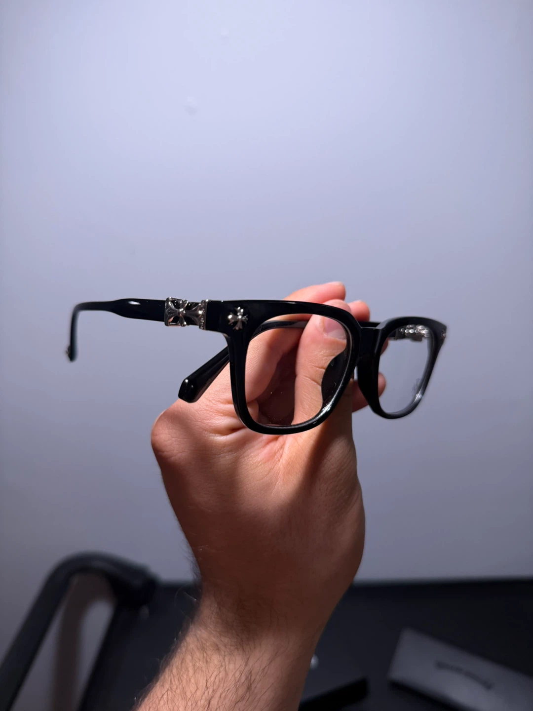 Chrome Hearts Black Glasses 2273 - photo 3