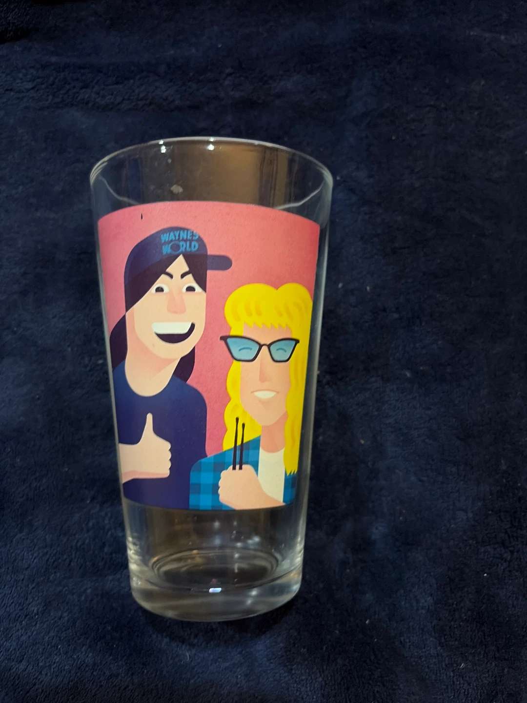 Wayne's World Party On! Excellent! Glass