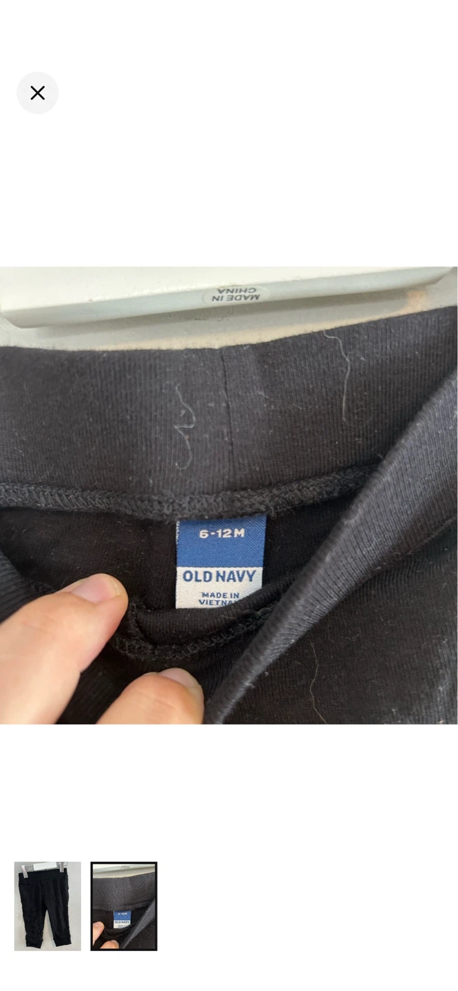 Old Navy Black Baby Joggers - photo 2