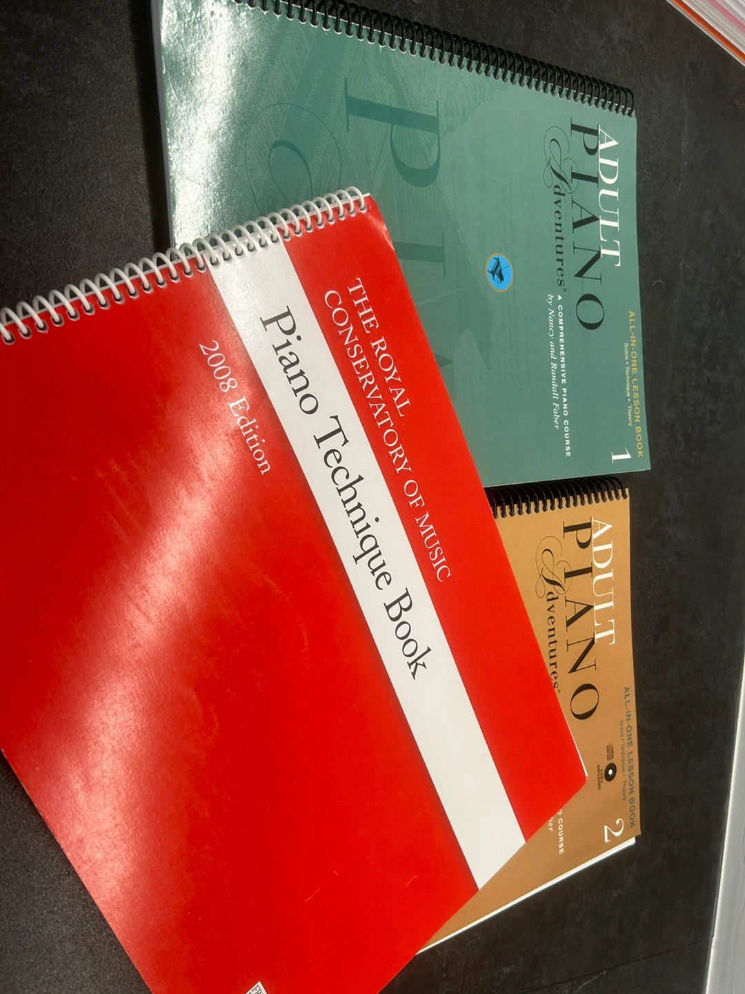 Adult Piano Adventures Lesson Books 1 & 2, Piano Technique Book