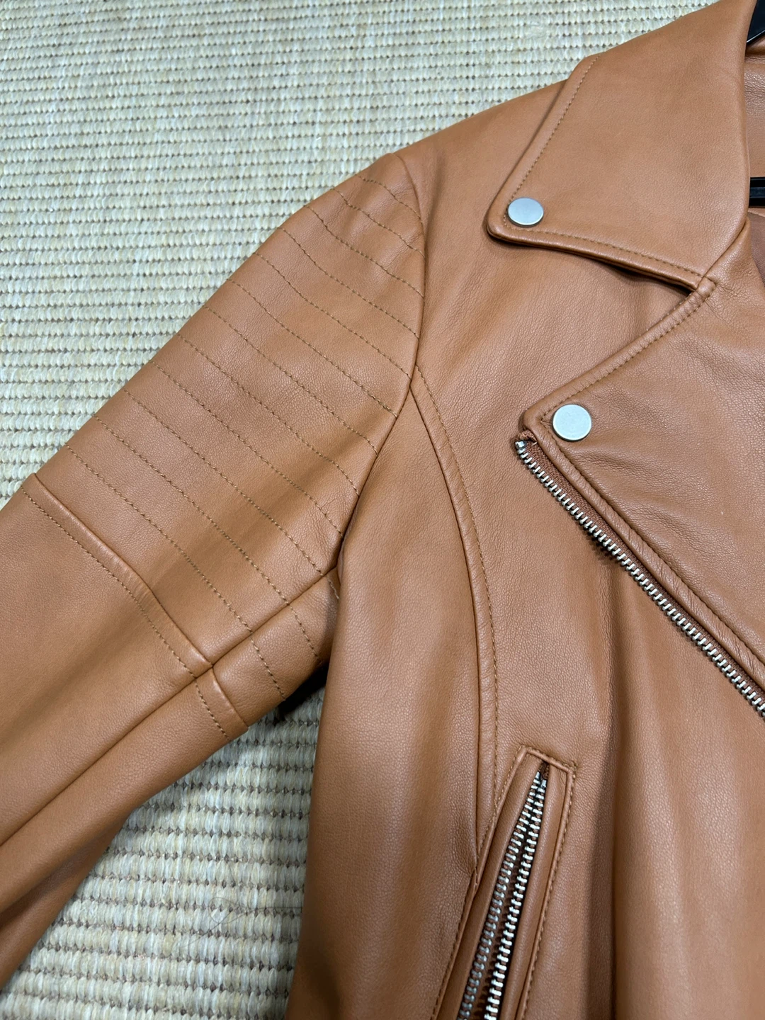 Avec Les Filles Faux Leather Moto Jacket - photo 2