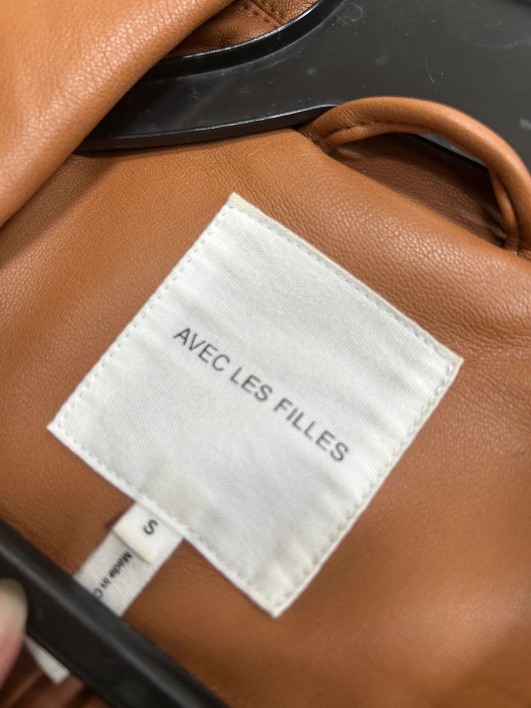 Avec Les Filles Faux Leather Moto Jacket - photo 5