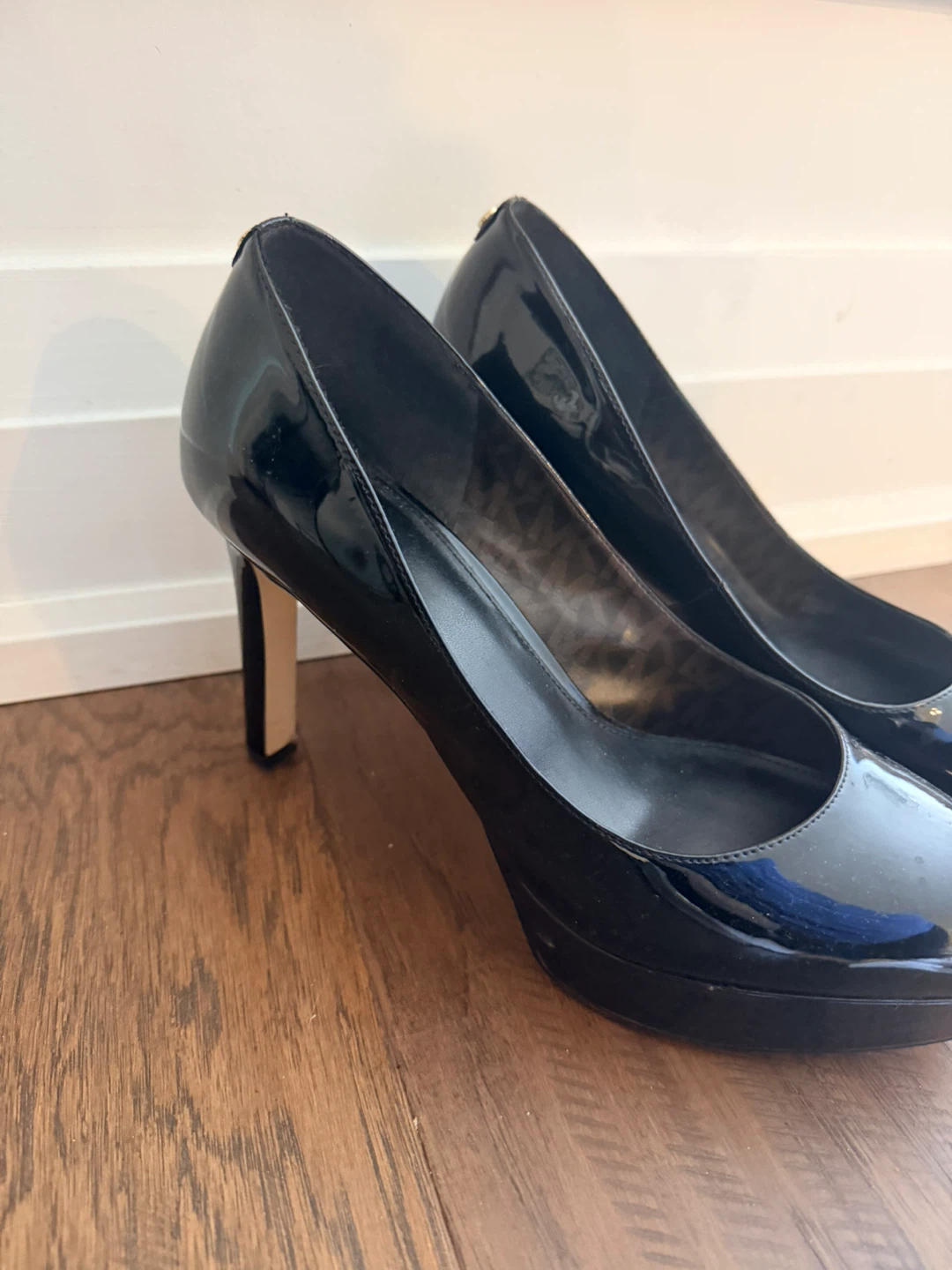 Michael Kors Black Patent Leather Heels