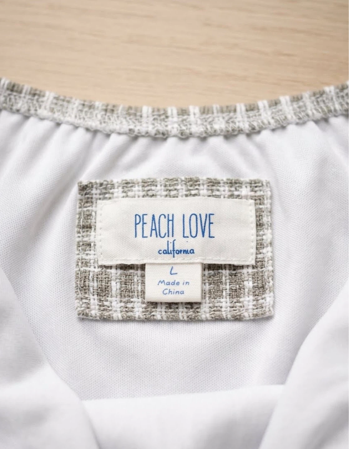 Peach Love California Off-the-Shoulder Striped Romper - photo 4