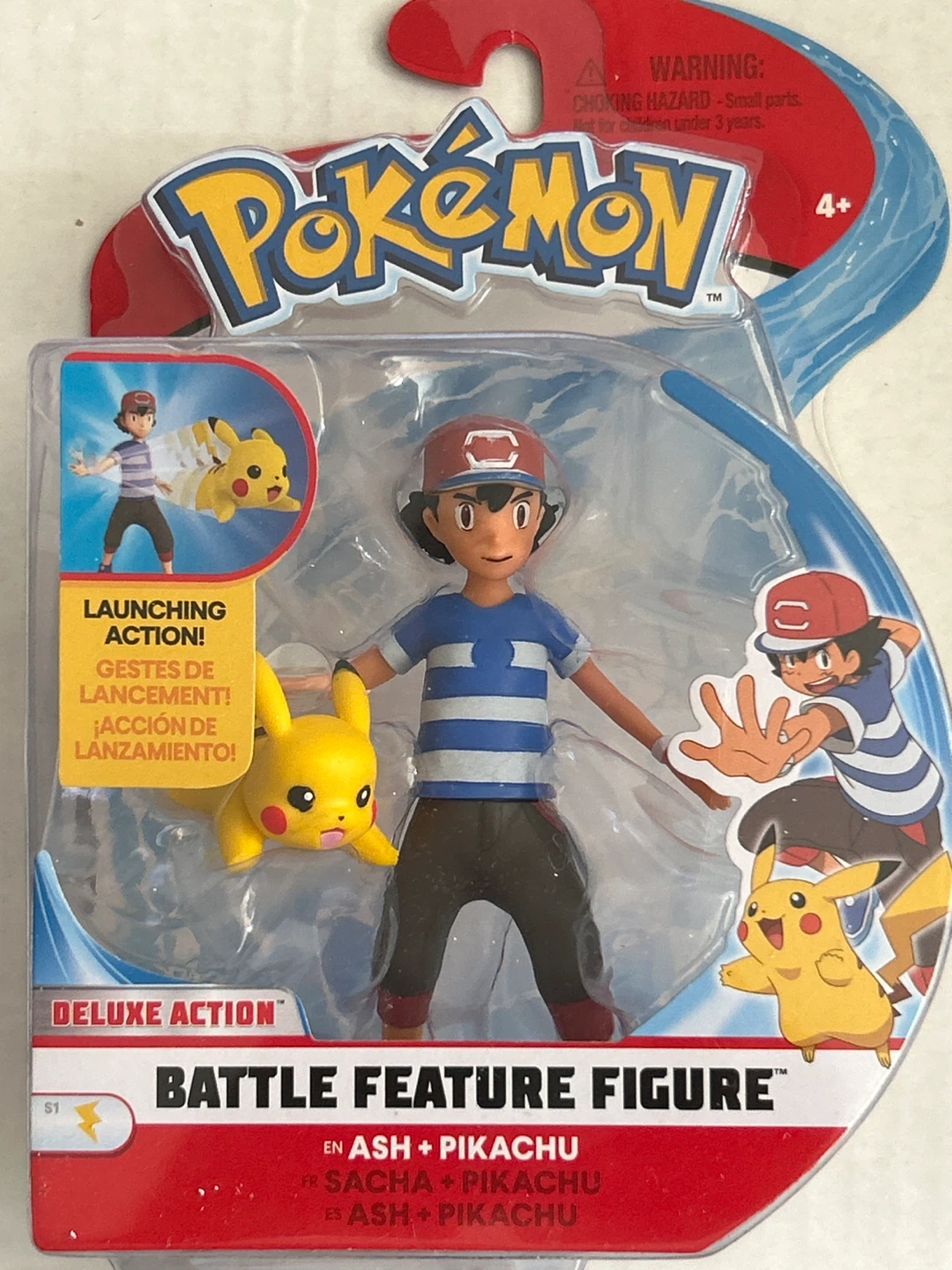 Pokemon Battle Feature Figure - Ash & Pikachu