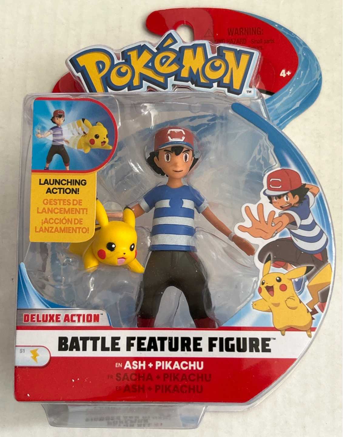 Pokemon Battle Feature Figure - Ash & Pikachu - photo 2