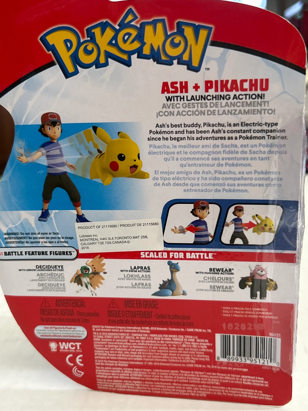 Pokemon Battle Feature Figure - Ash & Pikachu - photo 3