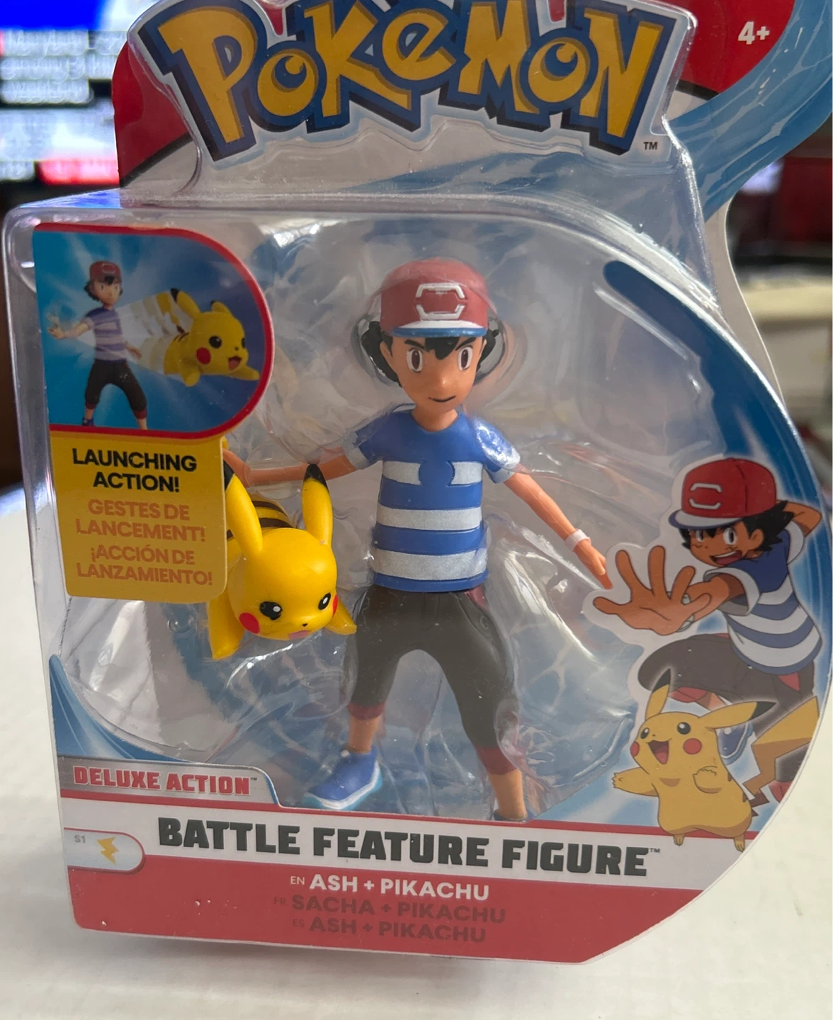 Pokemon Battle Feature Figure - Ash & Pikachu - photo 4