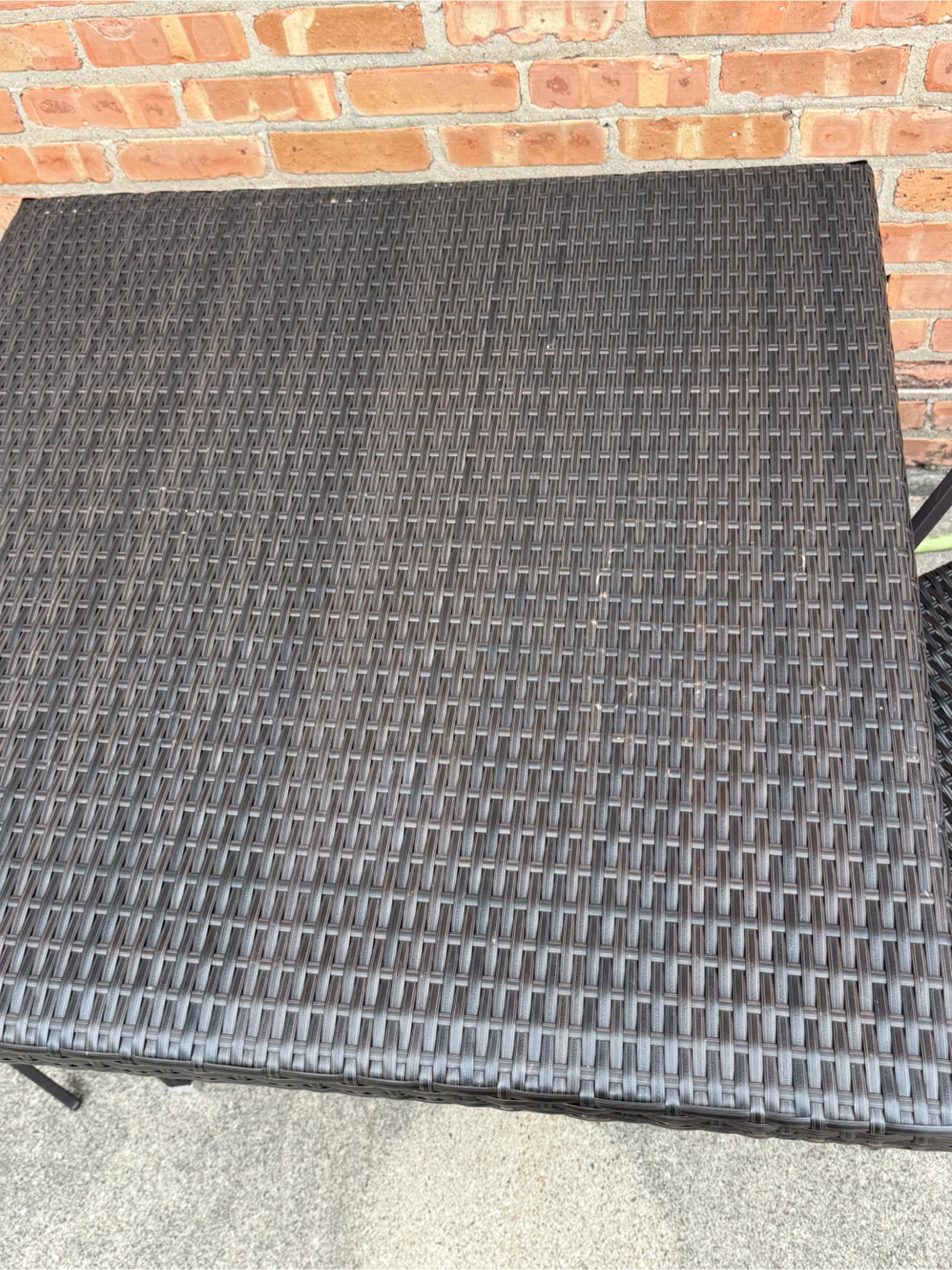 Wicker Outdoor Dining Set with 2 Chairs