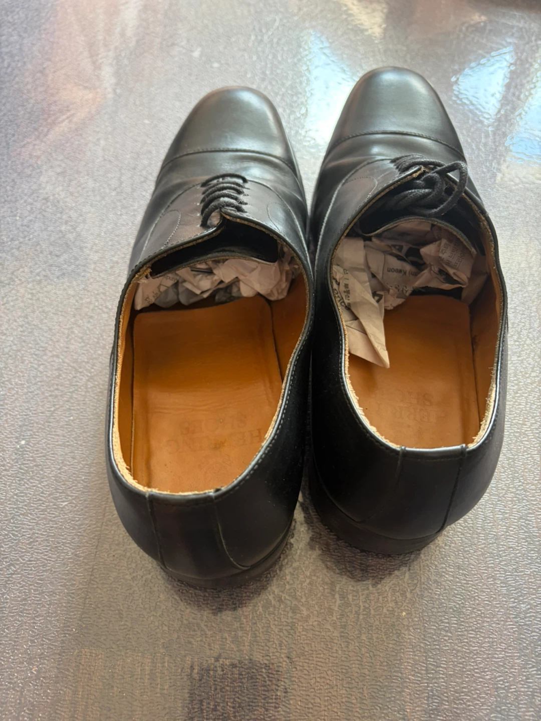Men's Black Cap-Toe Oxford - Made in England - photo 5