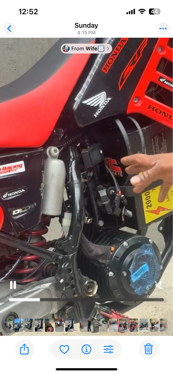 Electric Honda Dirt Bike - photo 4