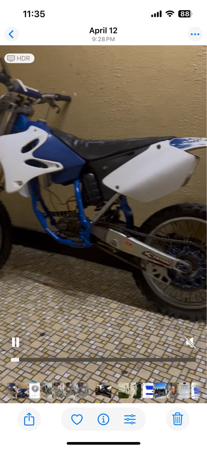 Electric Dirt Bike - Yamaha YZ 250