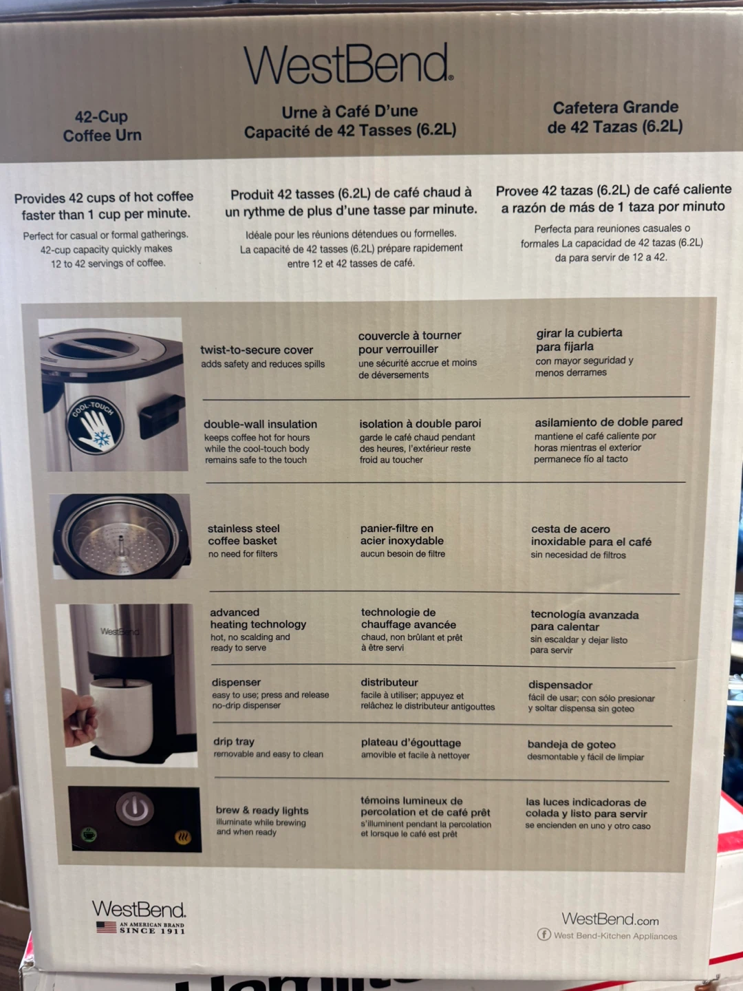 WestBend 42-Cup Coffee Urn - photo 2
