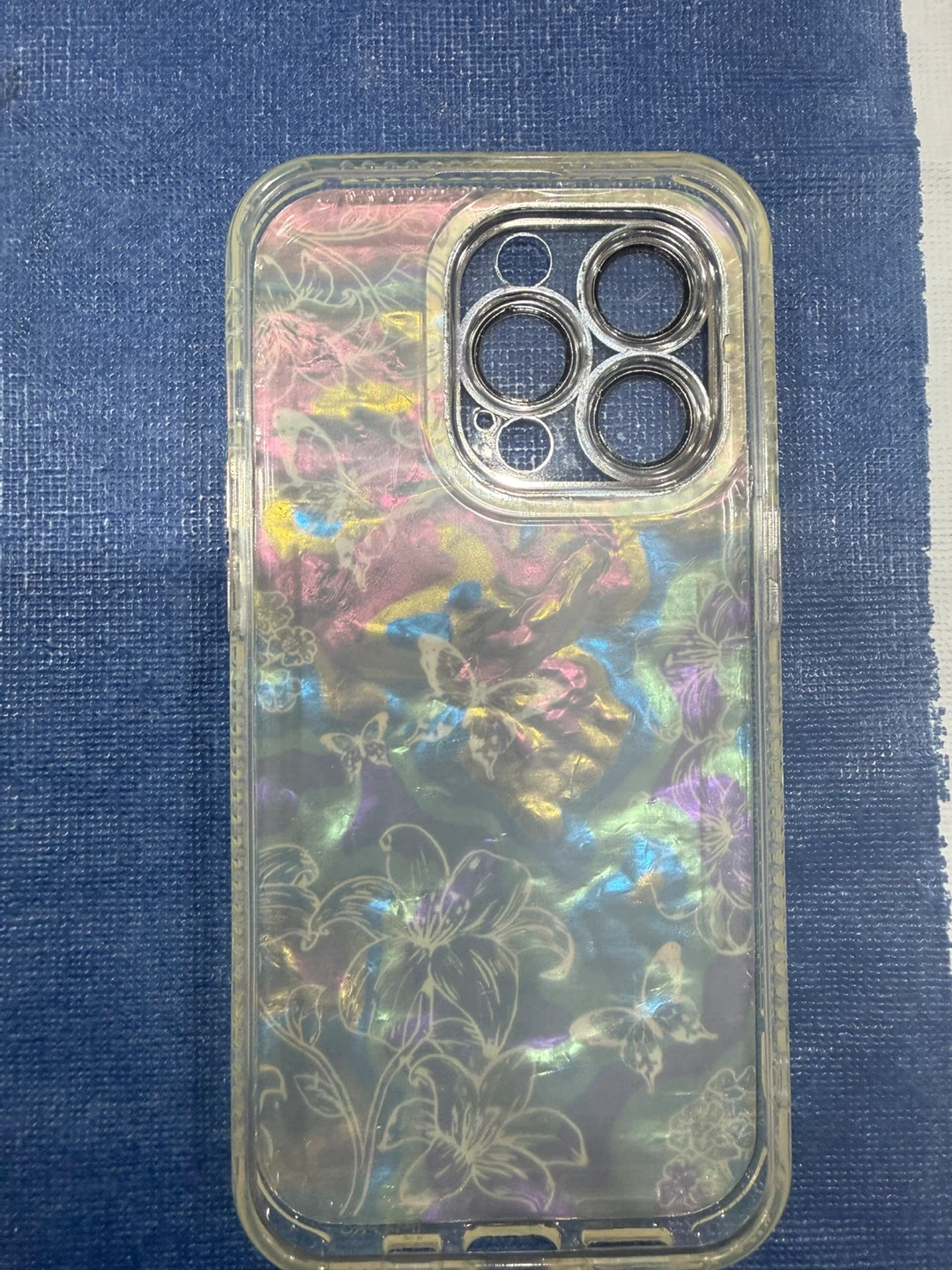 iPhone 14 Pro Case with Rhinestone Camera Trim - photo 4