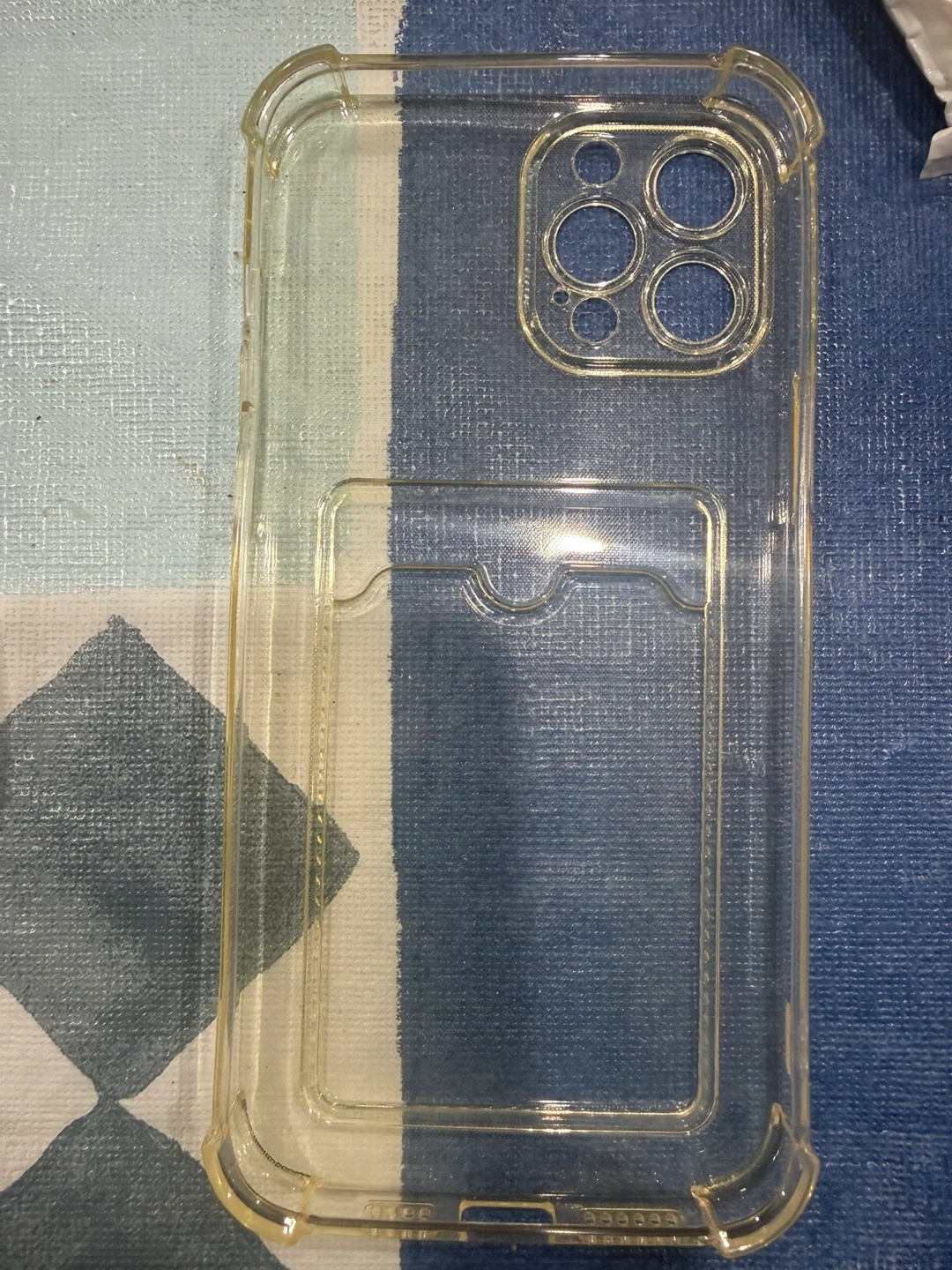 KY Clear Phone Case with Card Holder for iPhone 14 Pro Max - photo 2