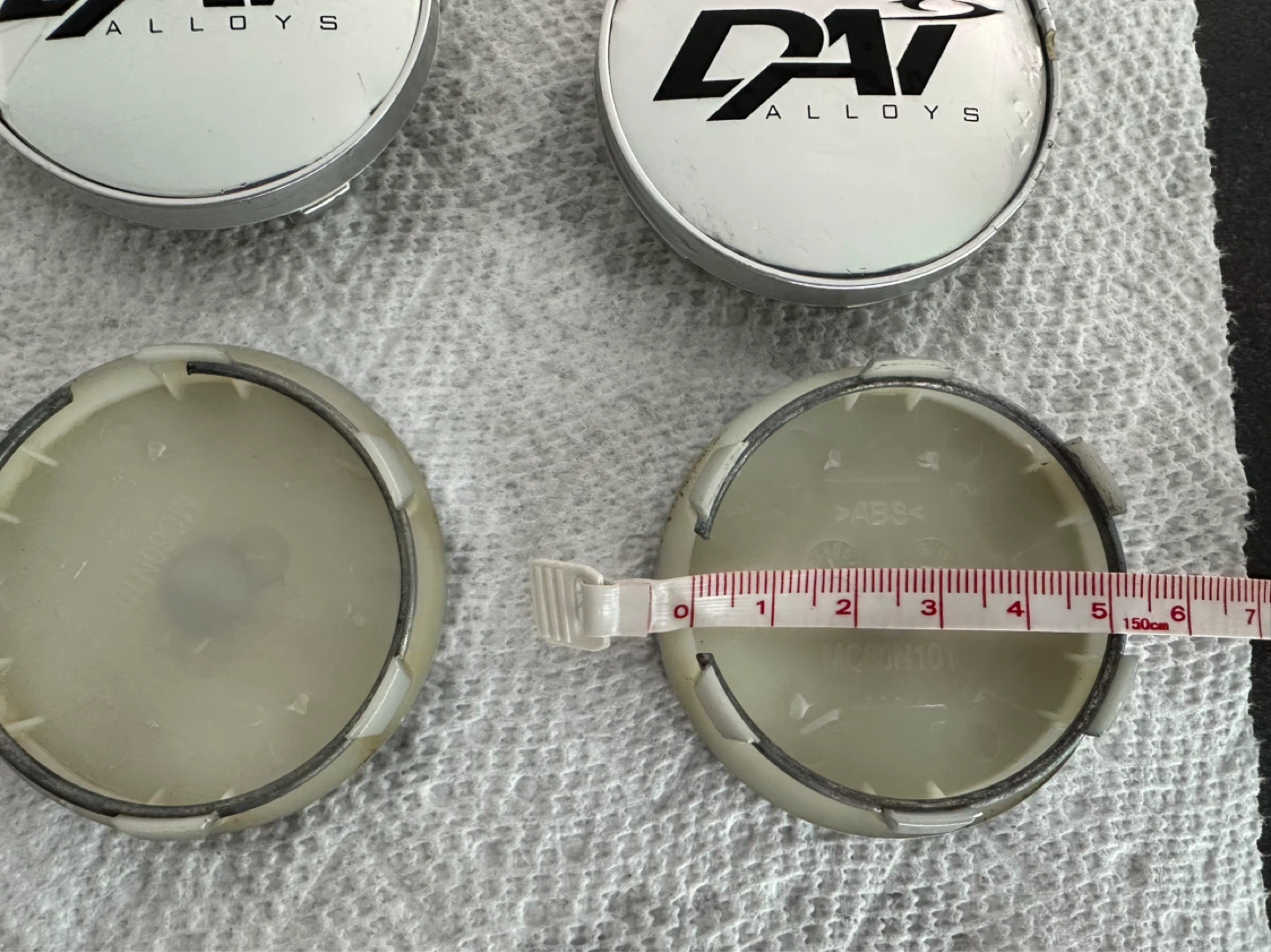 Set of 4 DAI Alloys Hubcaps - photo 2
