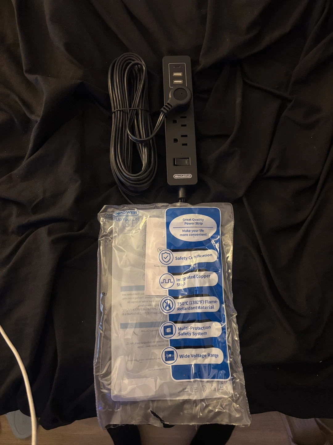 TONTONPOWER Power Strip with USB Ports