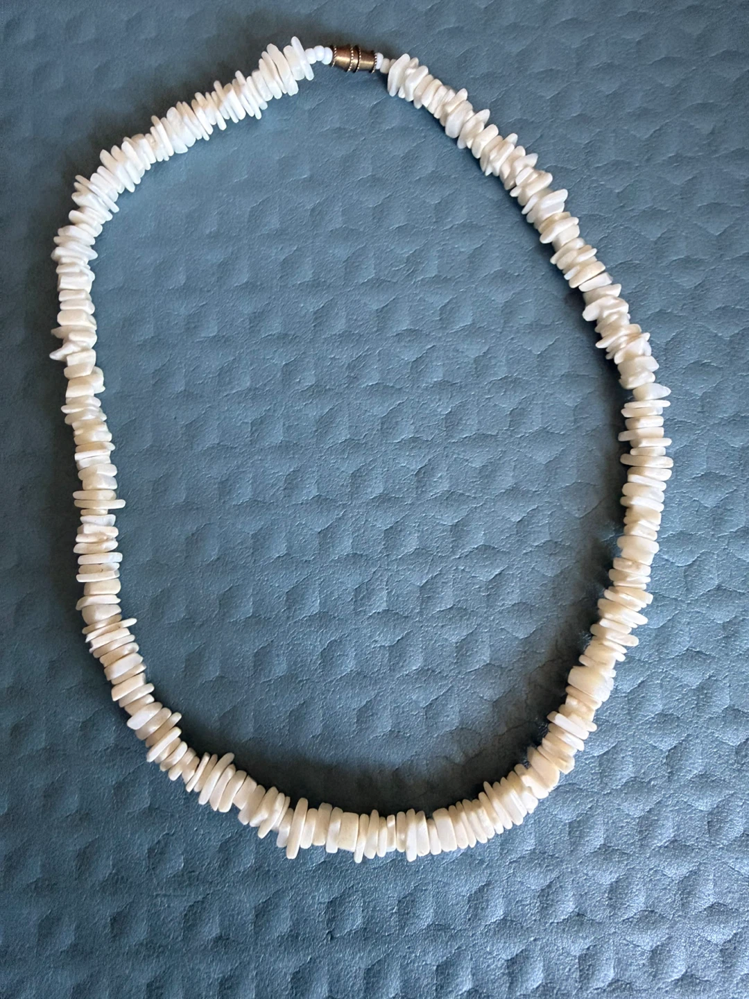 White Shell Chip Necklace