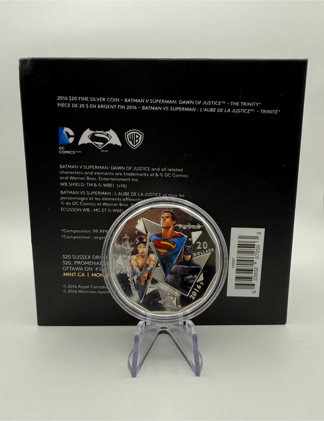 Fine Silver Coin - Batman vs Superman - photo 2