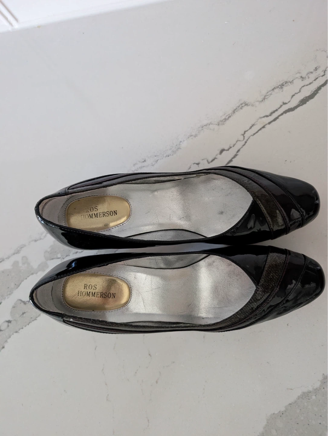 Ros Hommerson Black Patent Heels - photo 2