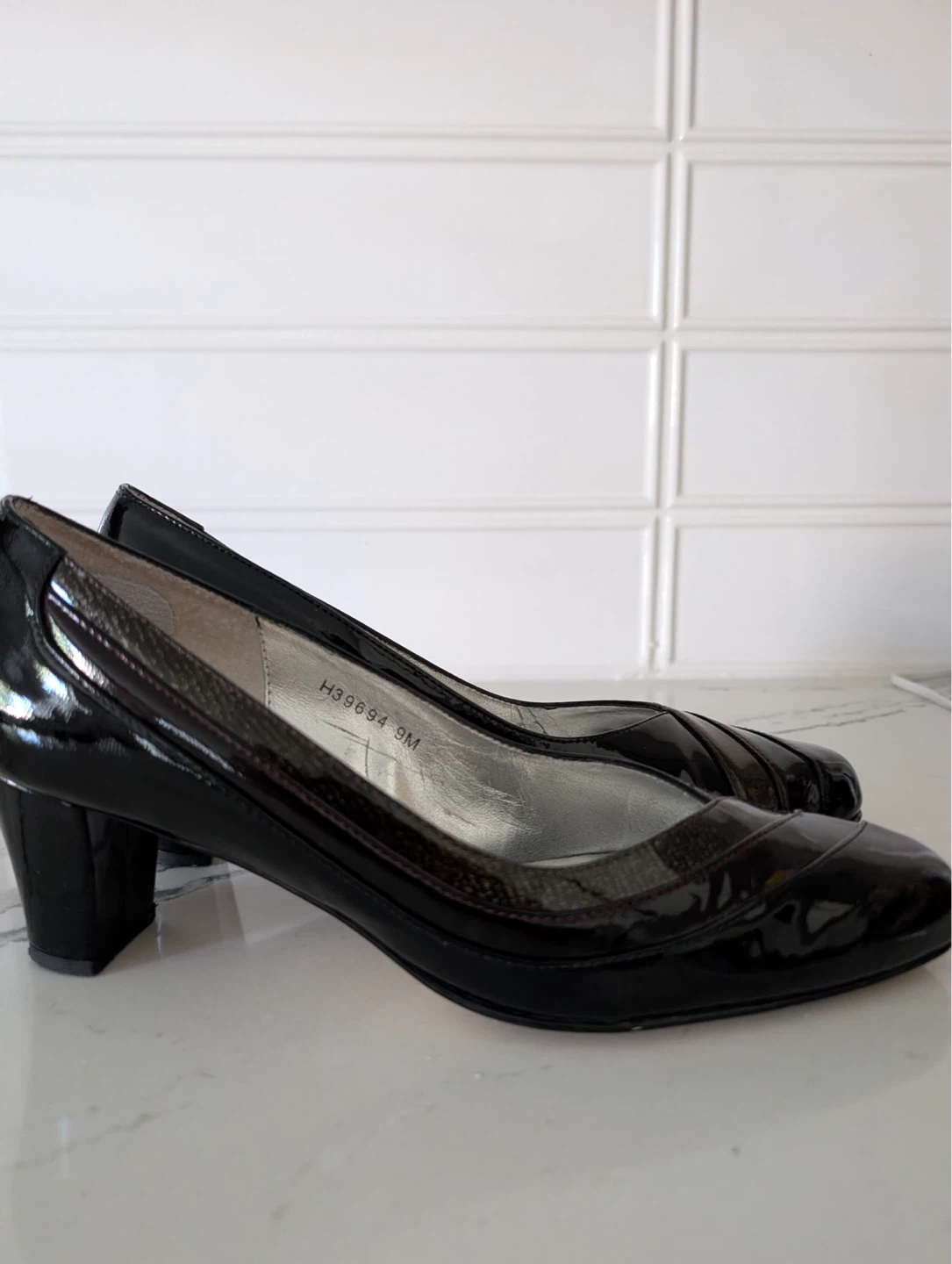 Ros Hommerson Black Patent Heels - photo 5