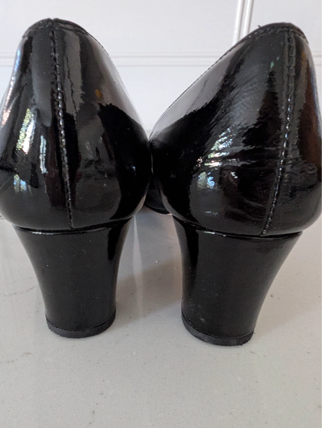 Ros Hommerson Black Patent Heels - photo 3