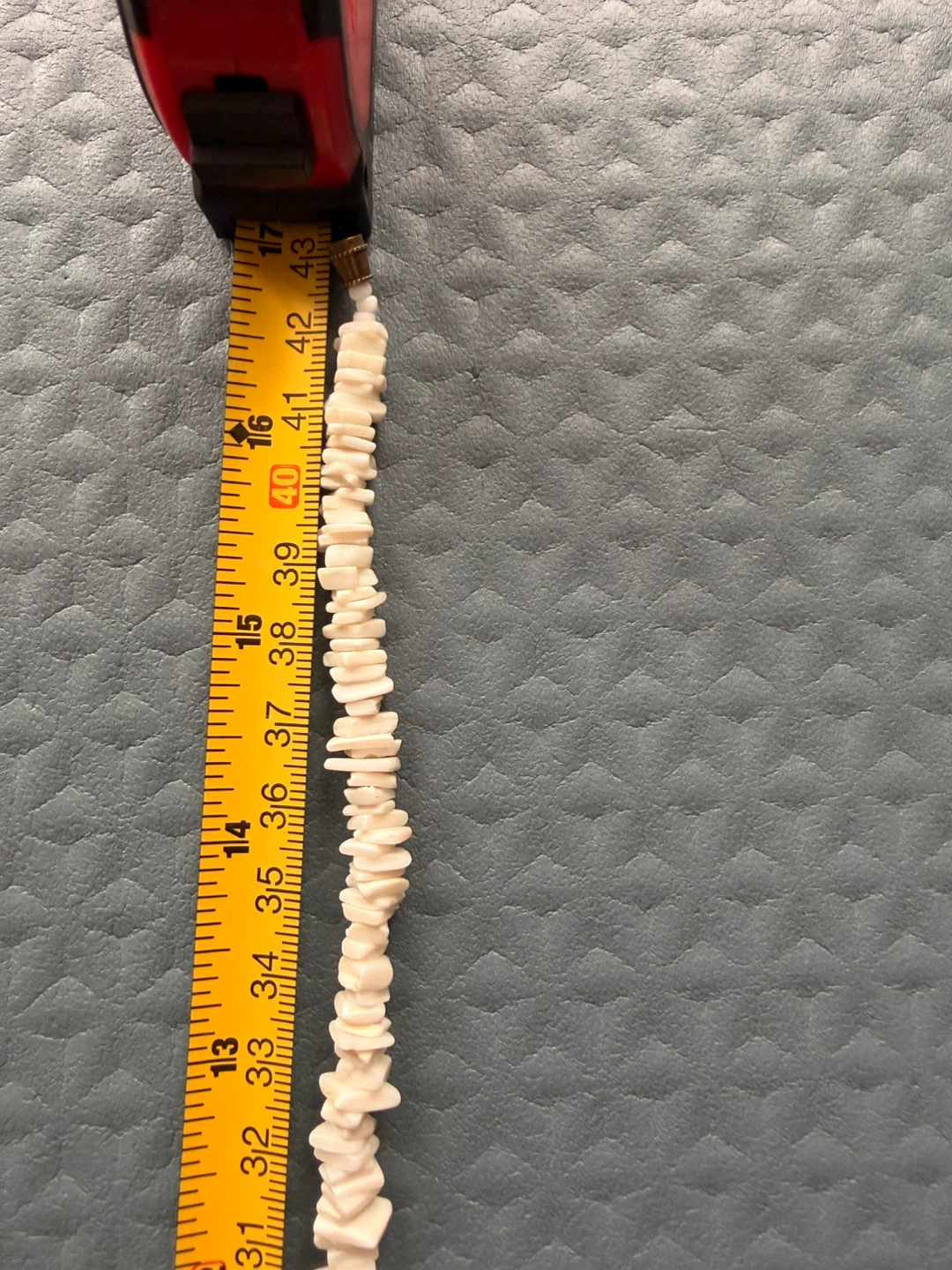 White Shell Chip Necklace - photo 5