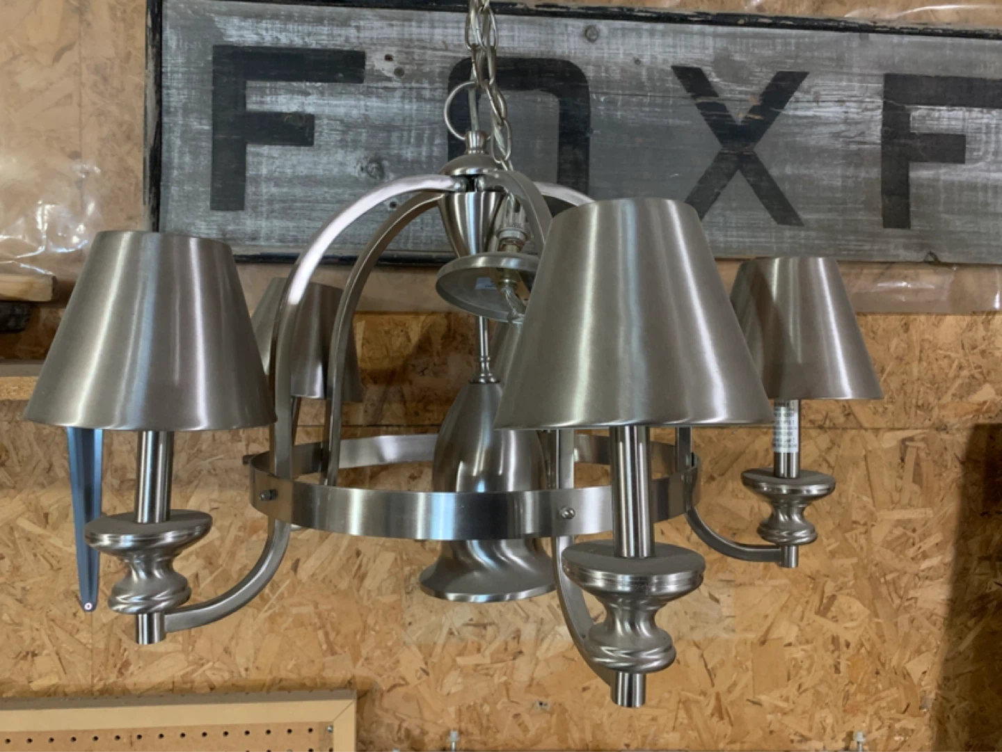 Satin Nickel 5-Light Chandelier - photo 2
