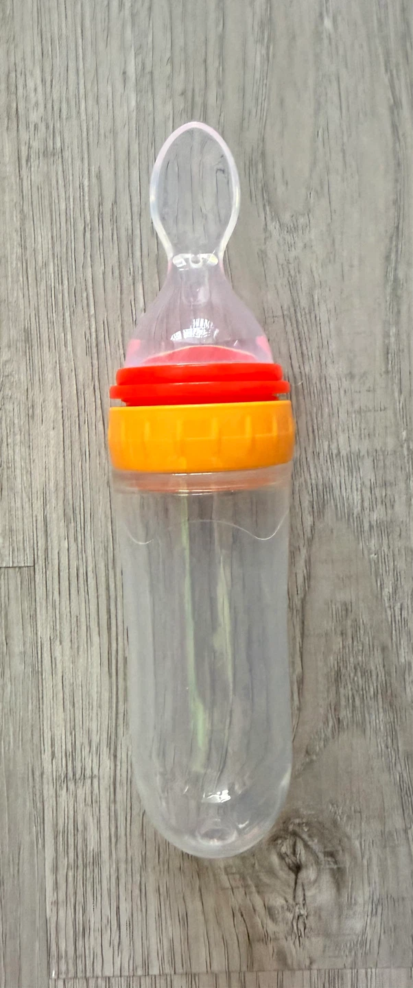 Baby Food Dispensing Spoon Bottle