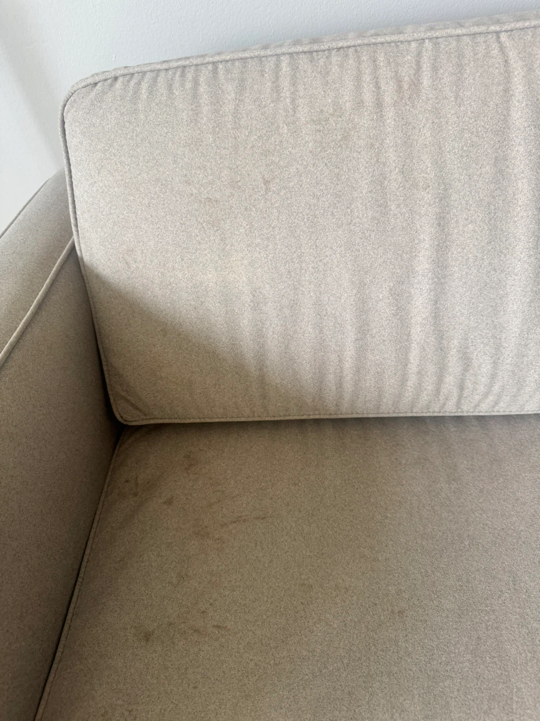 Light Gray Sectional Sofa with Ottoman - photo 4