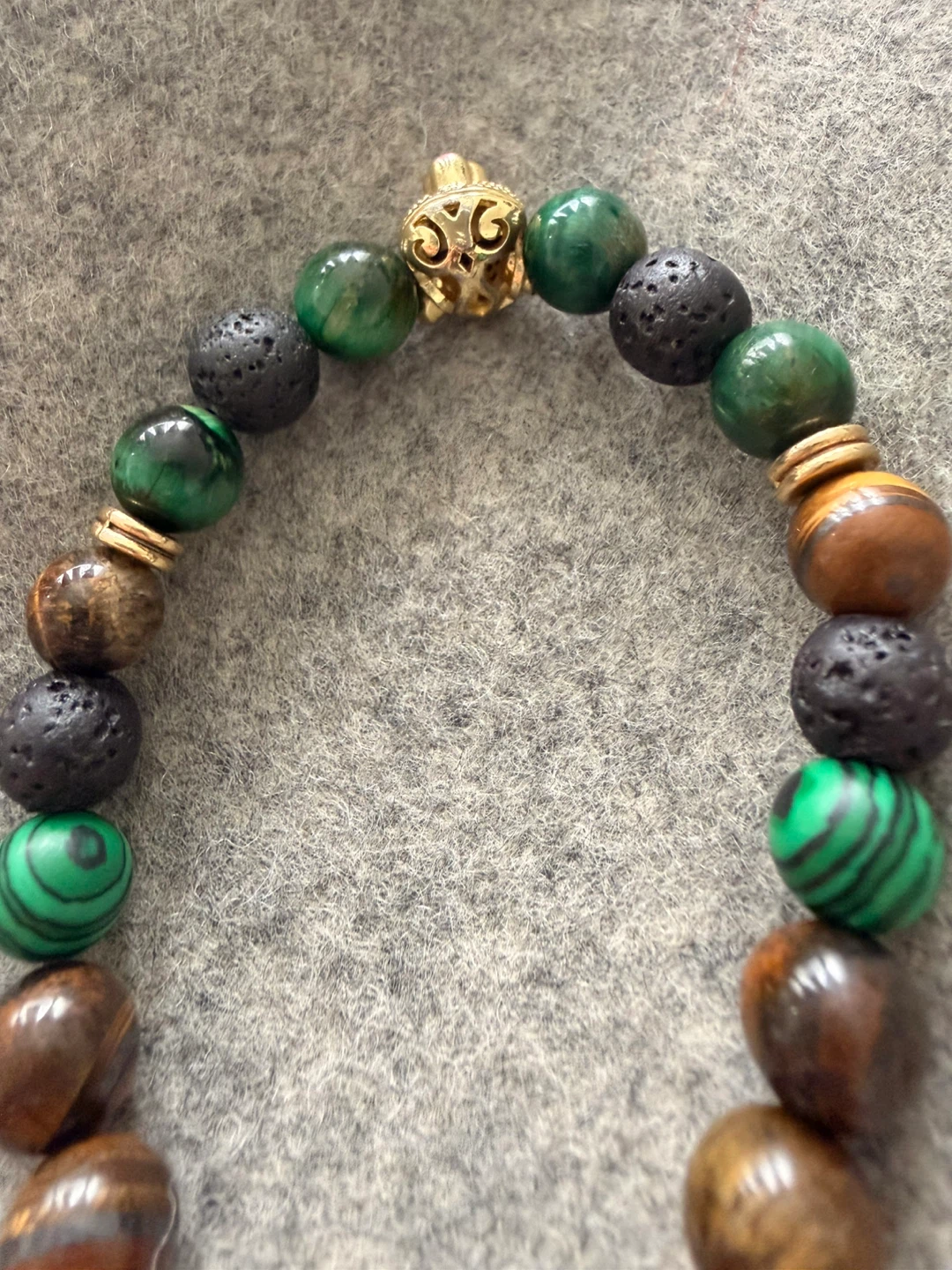 Beaded Bracelet with Panther Charm - photo 5
