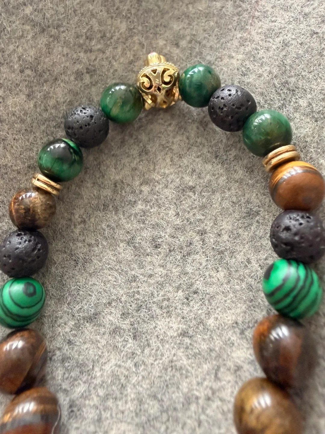 Beaded Bracelet with Panther Charm - photo 5