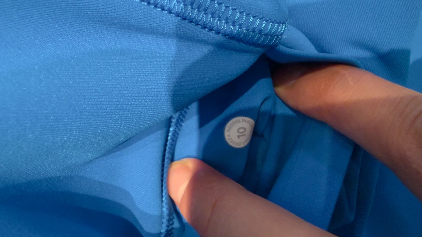 Lululemon Blue Crop Leggings Size 10 - photo 3