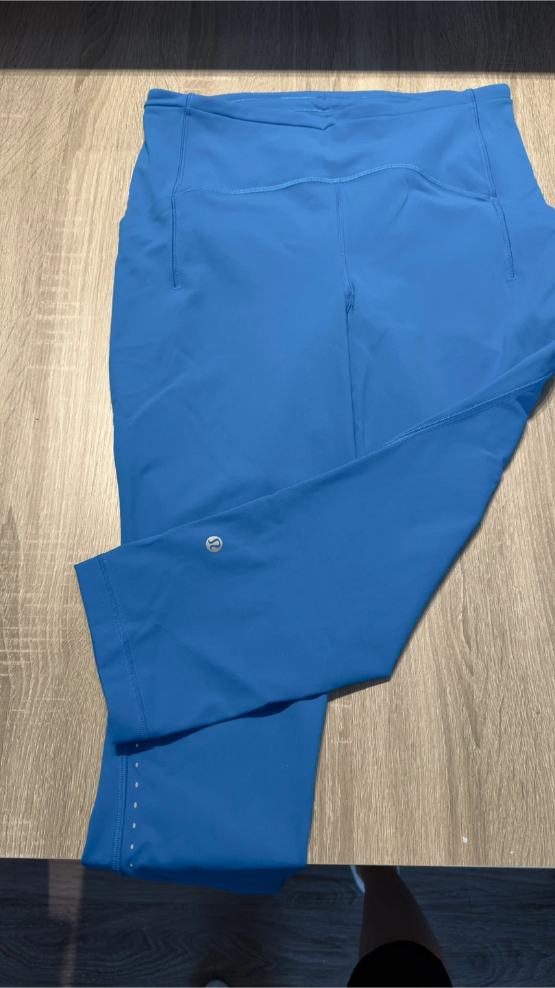 Lululemon Blue Crop Leggings Size 10