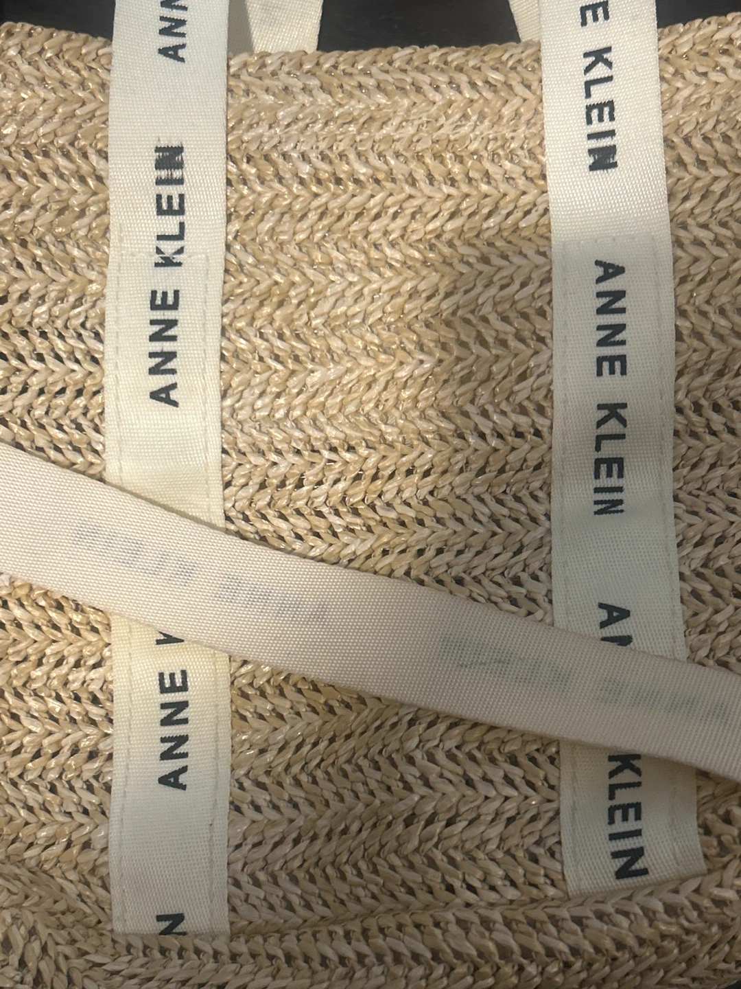 Anne Klein Straw Tote Bag - photo 2
