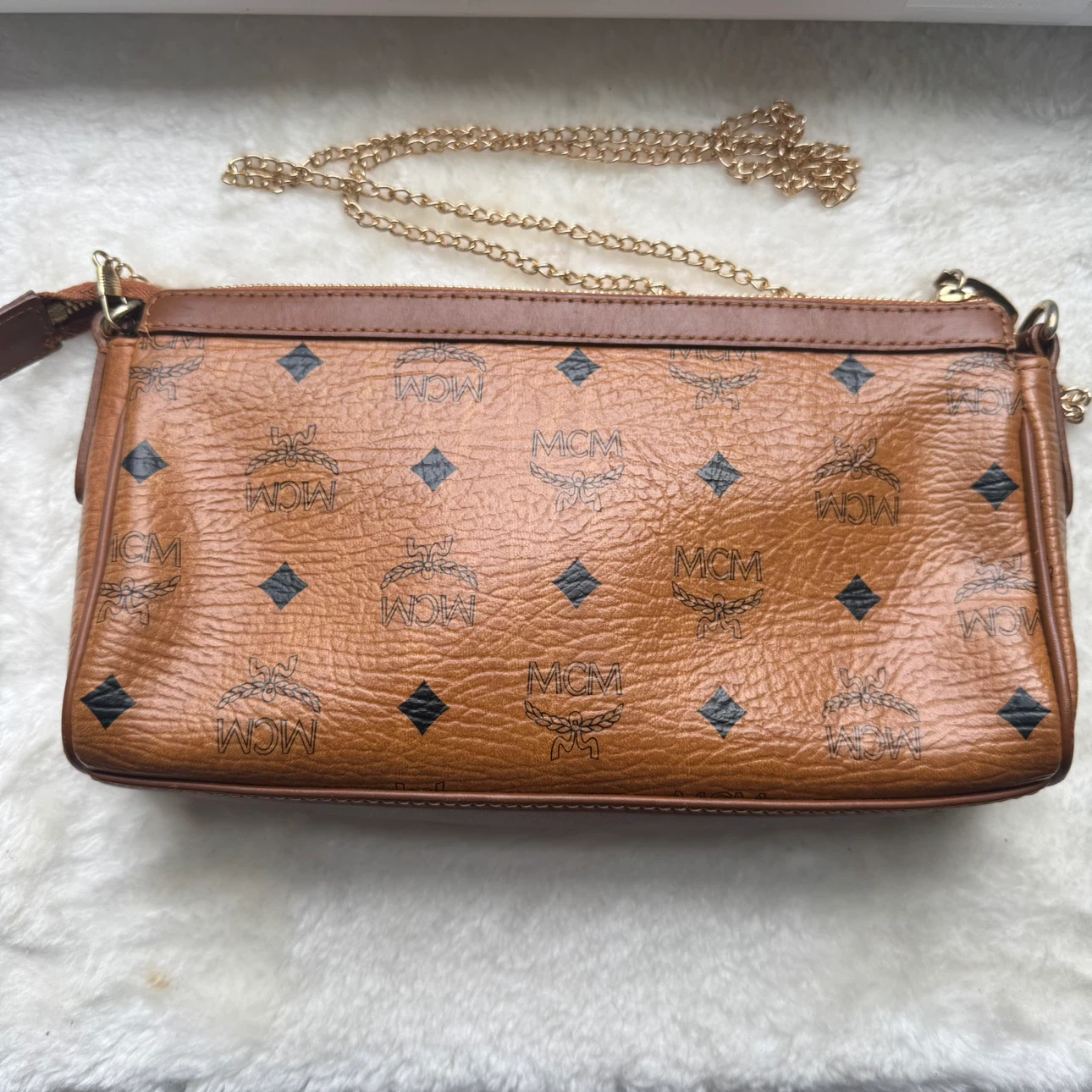 MCM Visetos Clutch with Chain - photo 5