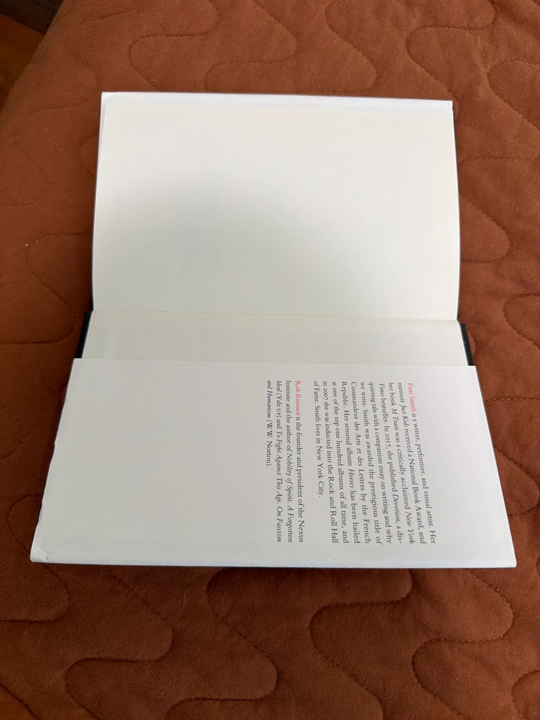 Patti Smith The New Jerusalem Autographed Bilingual Edition Book - photo 5
