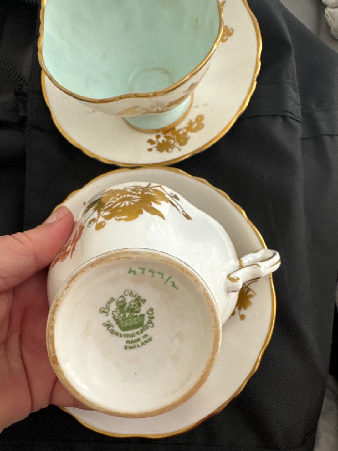 Hammersley Bone China Tea Cup and Saucer Set - photo 2