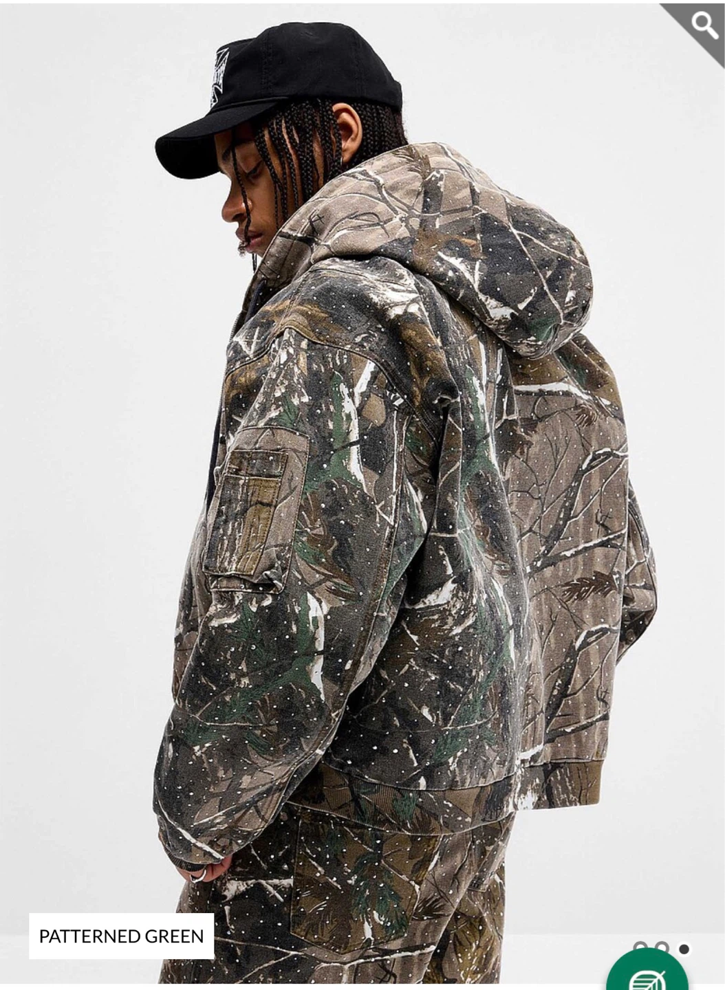 First Row Studded Camouflage MENS Jacket - photo 3