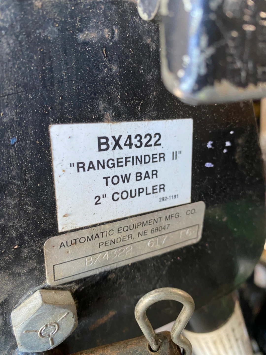 Blue ox range finder 2 2” tow bar - photo 2