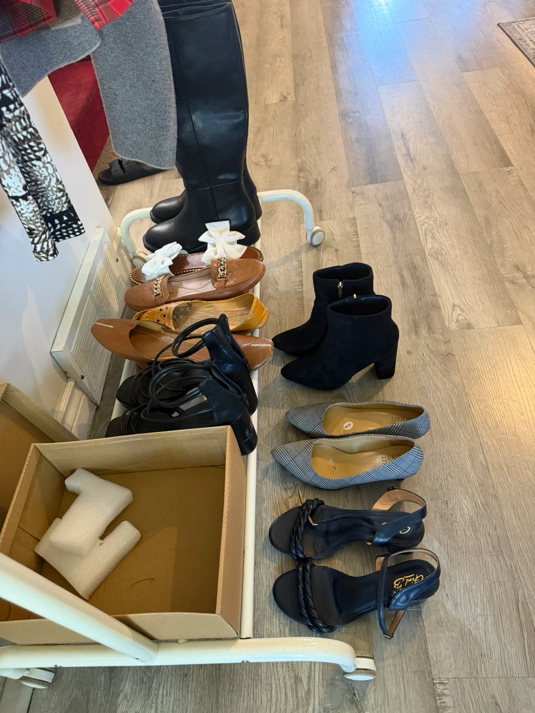 N.Y.L.A. Plaid Heel Shoes - photo 3