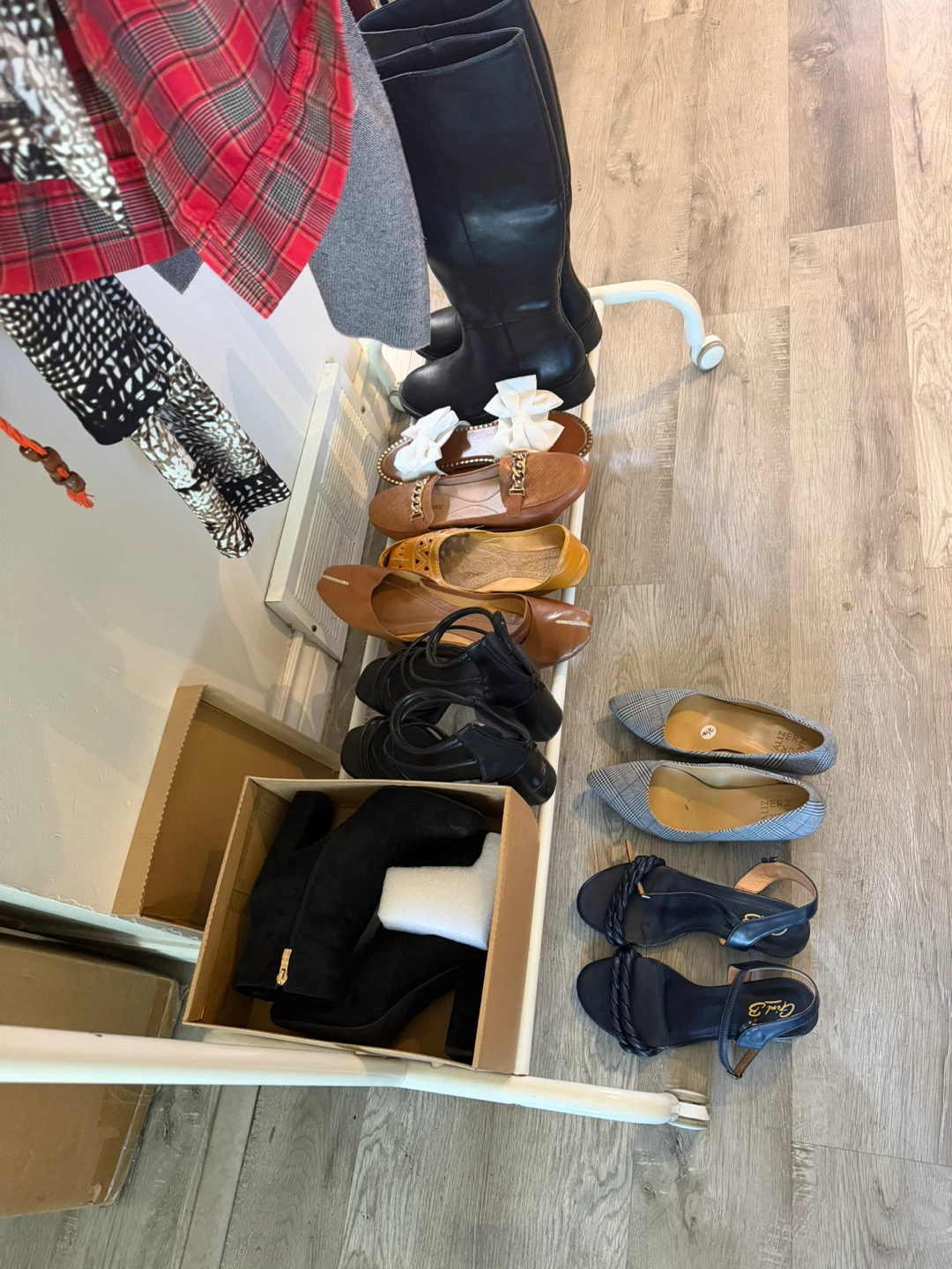 N.Y.L.A. Plaid Heel Shoes