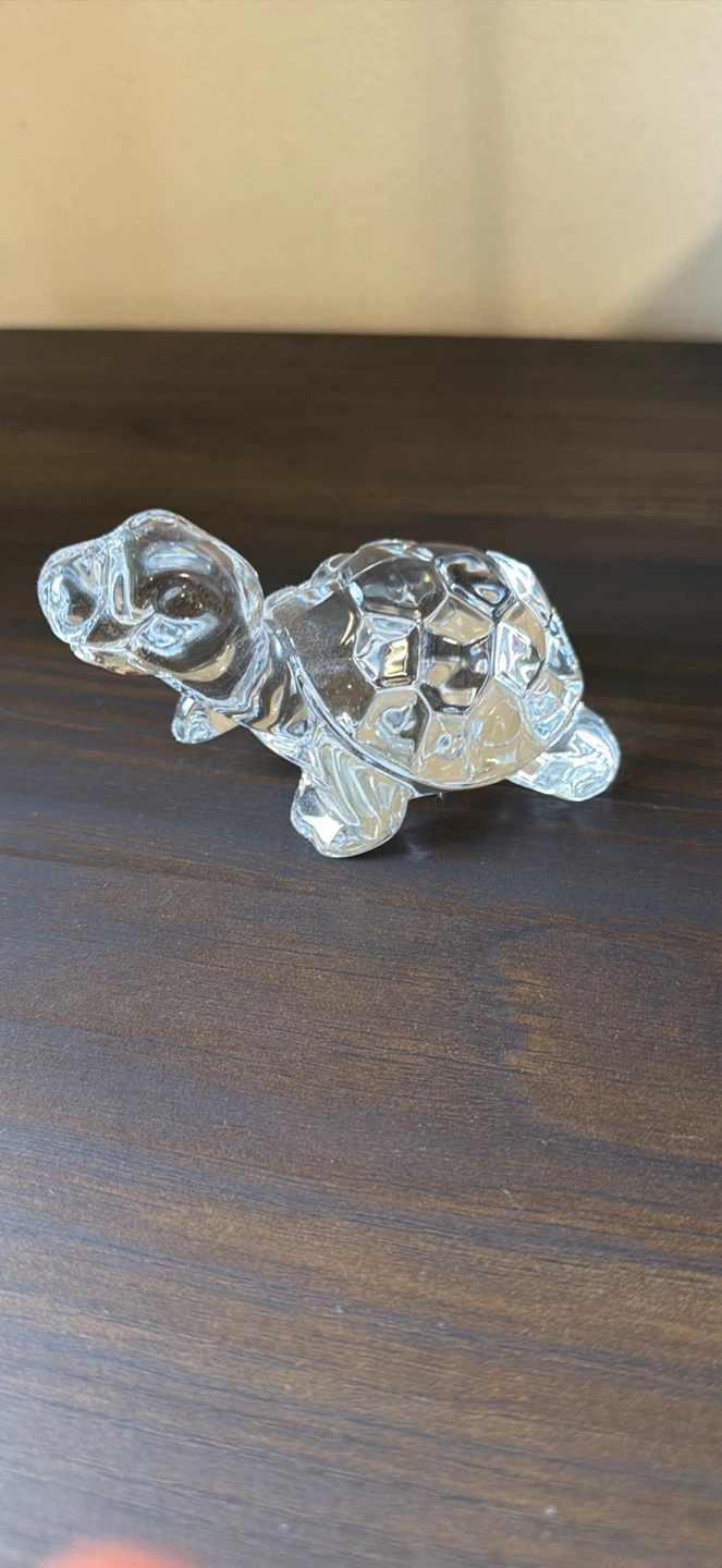 Bohemian Crystal Turtle Figurine - photo 2
