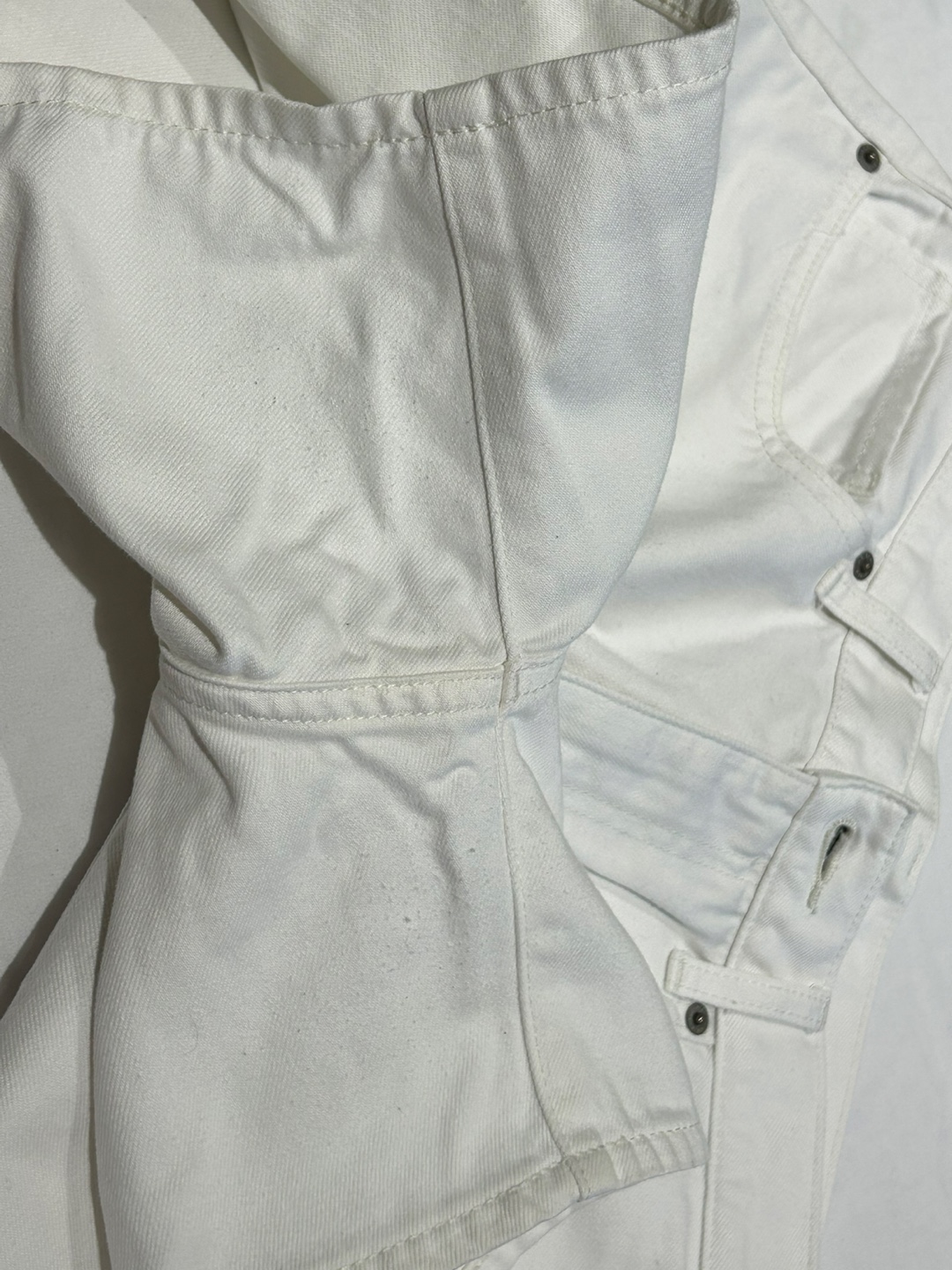 UNIQLO White Denim Shorts - photo 3
