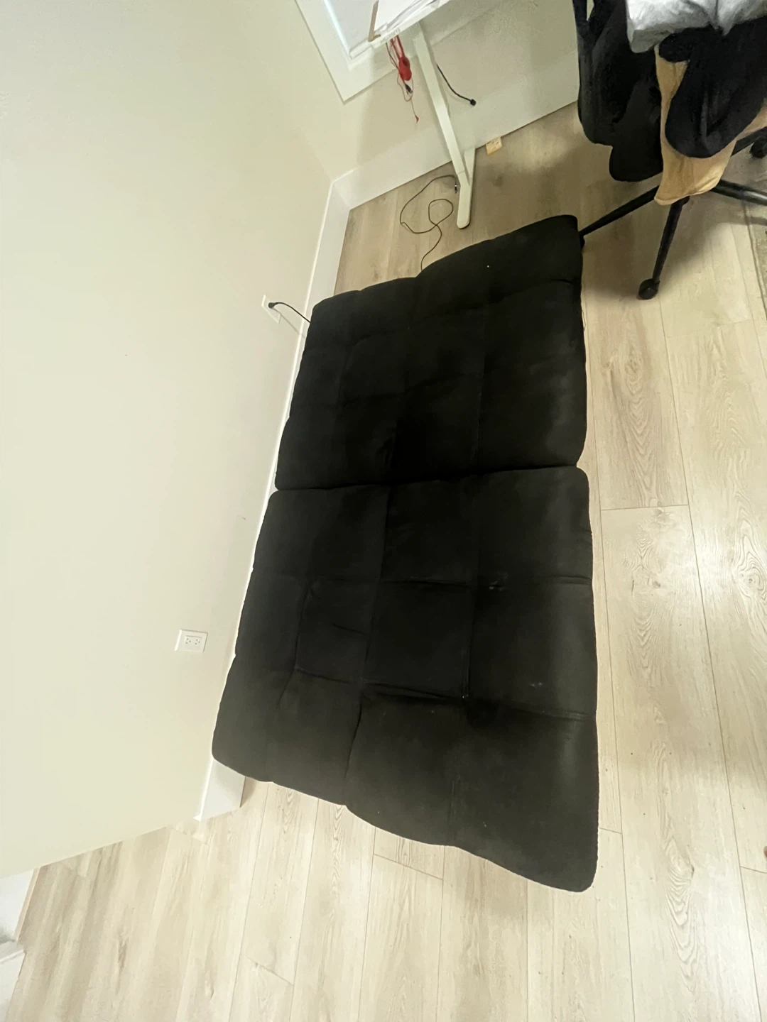 Black Futon Sofa Bed - photo 2
