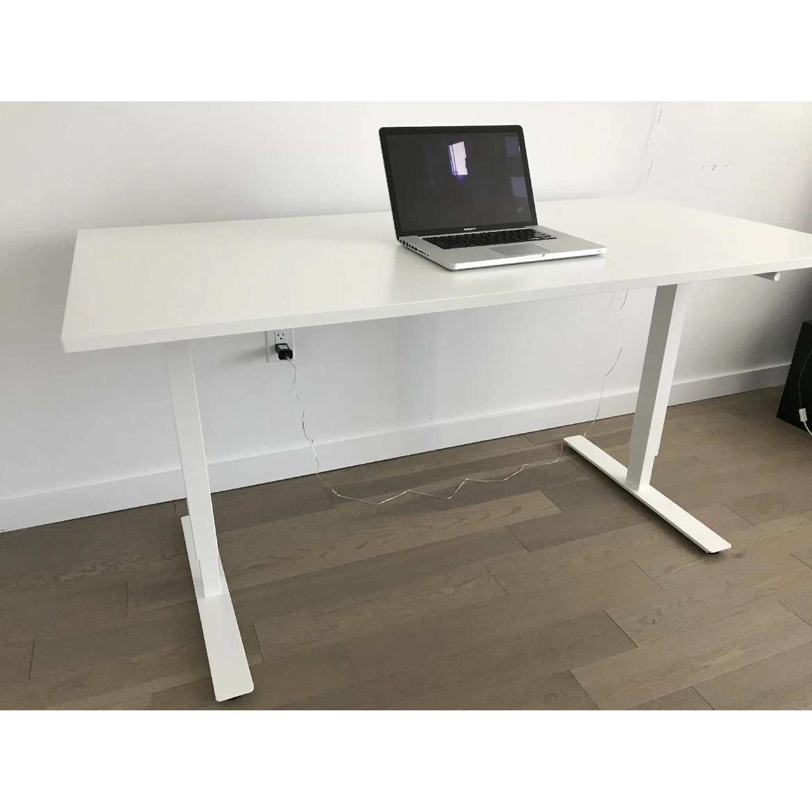 IKEA SKARSTA Adjustable Sit/Stand Desk – White - photo 2
