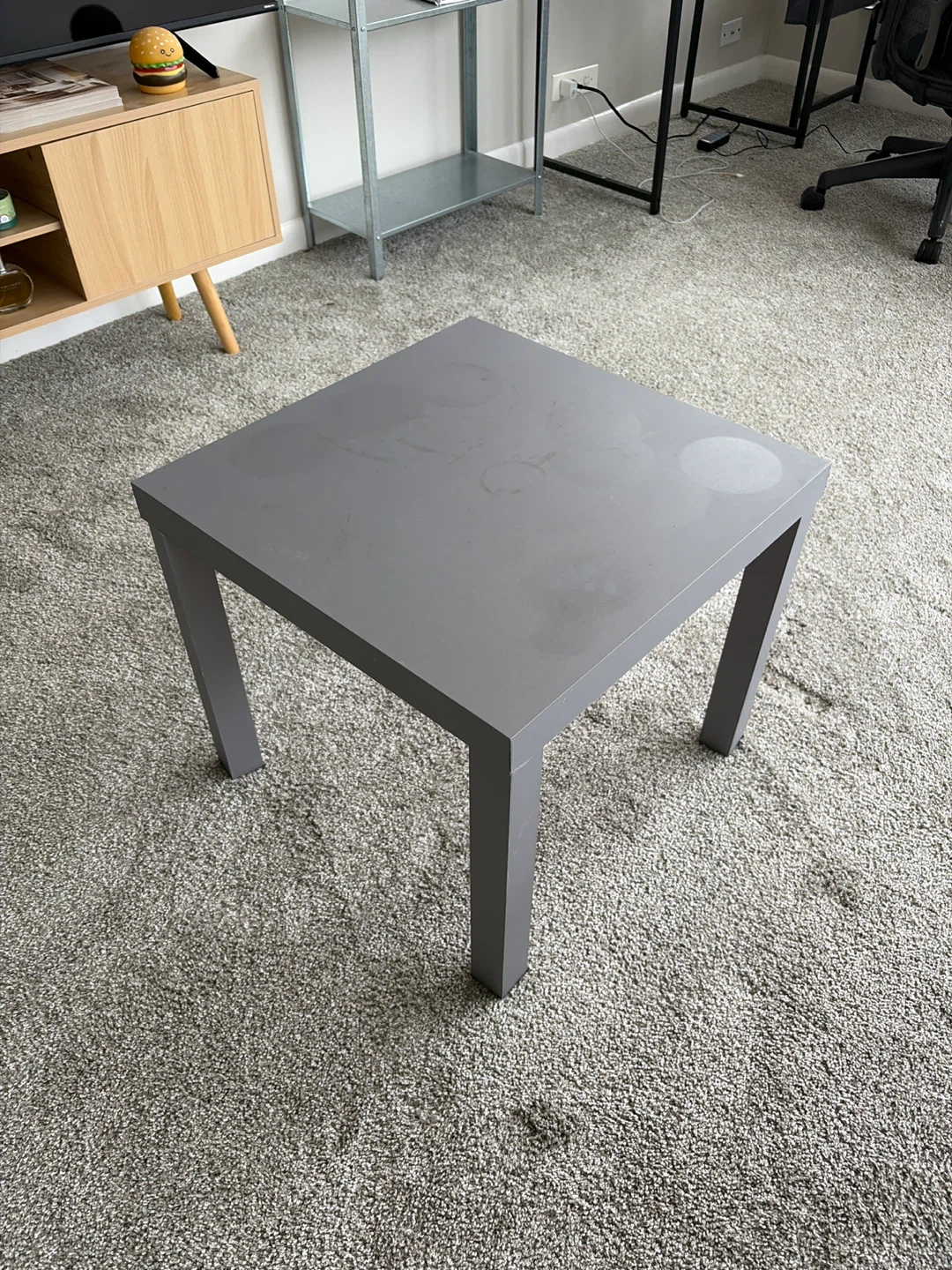 IKEA Gray Square Side Table