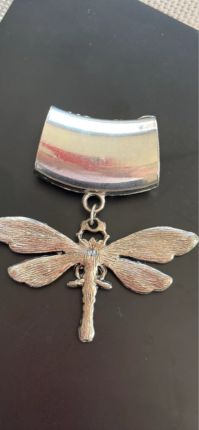 Dragonfly Scarf Ring - photo 4