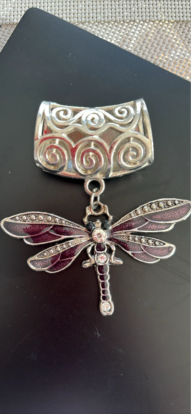 Dragonfly Scarf Ring