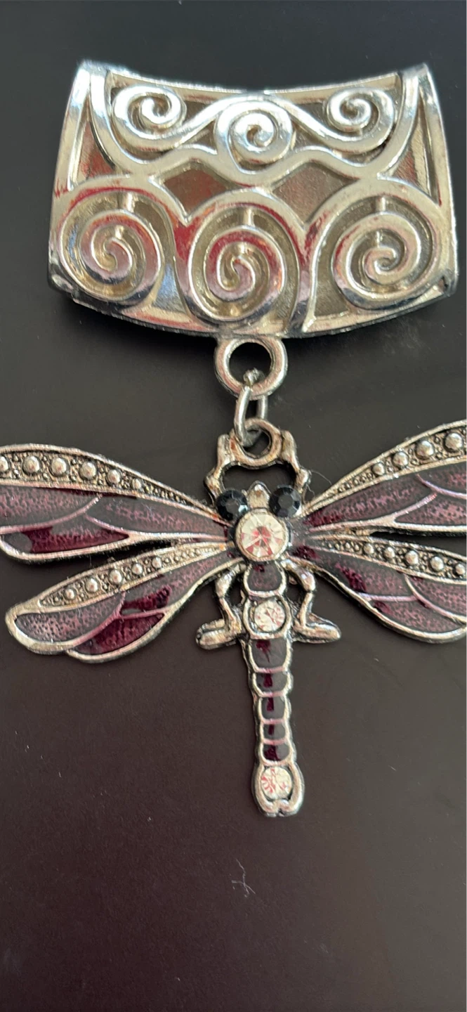 Dragonfly Scarf Ring - photo 2